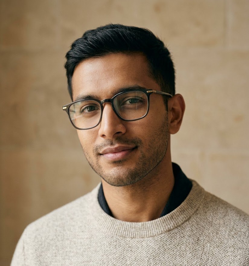 Men wearing Viszy eyeglasses