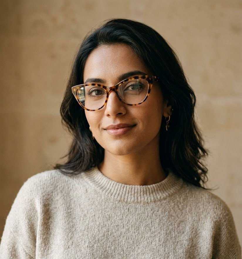 Women wearing Viszy eyeglasses