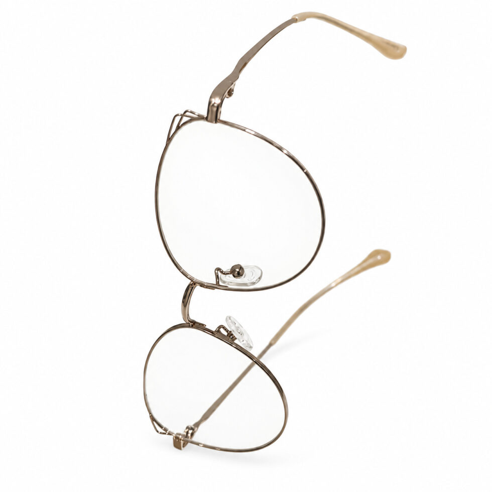 Gold-Tone Cat-Eye Eyeglasses — alternate product angle