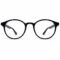 Deep Navy Round Eyeglasses — front view