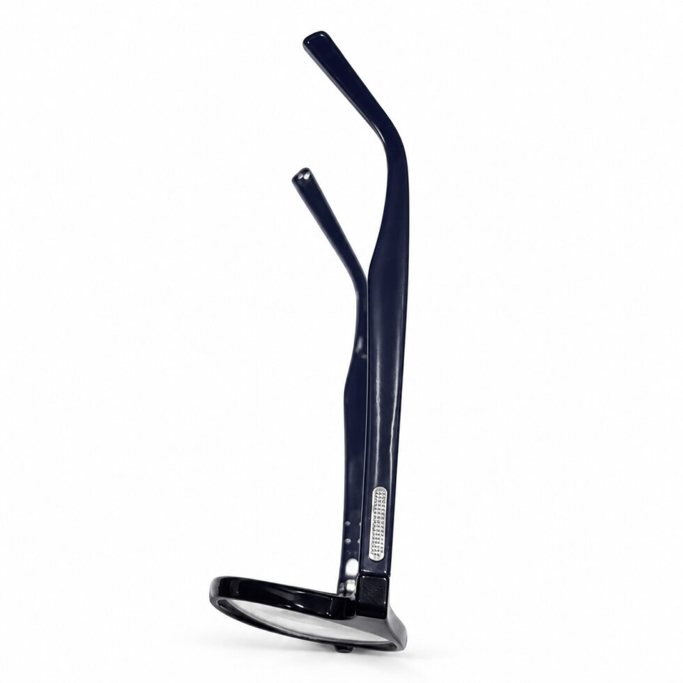 Deep Navy Round Eyeglasses — alternate product angle